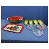Vintage Ceramic Watermelon Bowl,Vintage Ceramic