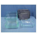 Pyrex Glass Storage/Casserole Dishes w/lids