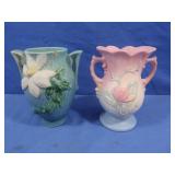 Vintage Roseville Pottery Vase &Vintage Hull Art