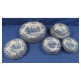 Vintage Johnson Brothers"Coaching Scenes"China