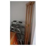 Adjustable Wooden Crutches, Walkers
