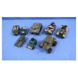 Diecast &Plastic Military Vehicles, some