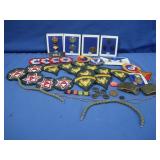 Variety of U.S. Army Unit&Rank Patches,Pins&more