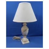 Vintage Italian Alabaster Marble Table Lamp