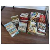 Cookbooks & Recipe Card Boxes w/recipes