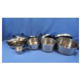 Revere Ware Skillets, Pots&Lids
