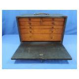 Vintage Wooden Machinist Tool Chest