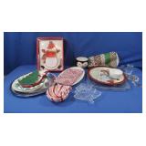 Decorative Christmas Dishes,Plates &more
