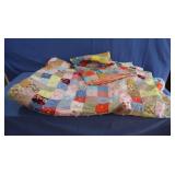 Handmade Quilt-90x72"&Coverlet 36x48"