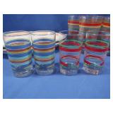 Fiestaware-8-16oz. Tumblers,6 Juice Glasses