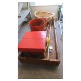 Planting Boy(74x25.5x8.875"H),Stool,Lg Wicker