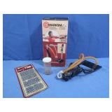 Marksman Folding Slingshot &Shot Rounds