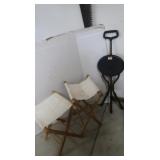 3 Folding Stools