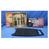 Cast Iron Griddle Plate,NIB Pizza Set,NIB Forever