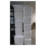 Insulated Foam Coolers, various sizes