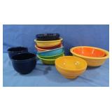 Fiestaware-Bowls-6-7",2-4"Deep&5 Other Bowls