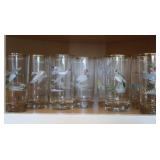 Vintage Ned Smith Waterfowl Drinking Glasses
