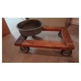 Cart on Wheels&Oil Pan