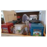 Vintage Storage Tins,Canisters, Ice Cube Trays