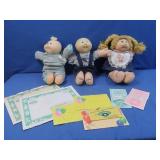 3 Vintage Cabbage Patch Dolls