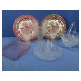 Vintage Ceramic Buffalo China Plates,Vintage