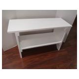 Wooden Bench w/Shelf 31x12x19"