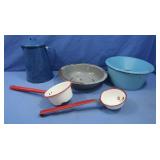 Vintage Graniteware&Enamelware Dishes