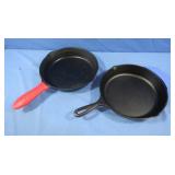Lodge Cast Iron skillet &Cast Iron Skillet, both
