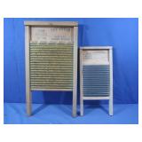 2 Antique Laundry Washboards