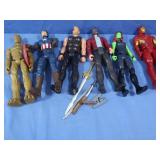Marvel Action Figures-Iron Man,Cpt America &more