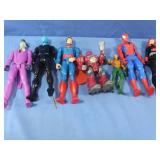 Marvel Action Figures-Spiderman,Superman &more