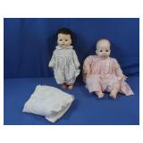 Vintage Baby Dolls&Baby Doll Blanket