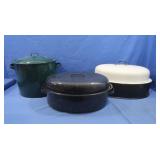 Lg. Enamel Pot&Roasters