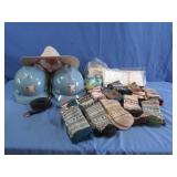 Stetson No Fly Zone Hat,Beaded Purse,12pr.