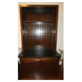 Wooden Stepback Bookshelf-42x22x74"