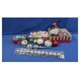 Christmas Ornaments-1 Shiney Brite,1 Poland&more