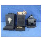 Vintage Wall-mounted Match Holders