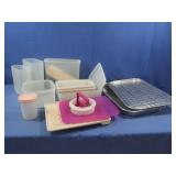 Broiler pan,Microwave Bacon Pan&Plastic Storage