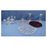 Glass Plates,Candle Holders,Vase &more