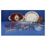 Ceramic plates,Glass Dishes &more
