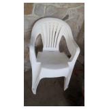 4 Plastic Outdoor Chairs