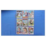 9 Mixed 1970's Football QB stars inc. Theisman
