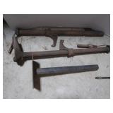 Vintage Industrial Jack Stands 34"H