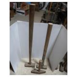 2 Sledge Hammers&Swage Hammer
