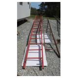 2 Wooden Ladders,Approx. 16