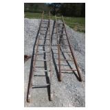 2 Wooden Ladders,Approx. 16