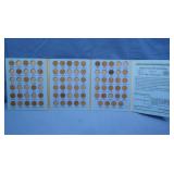 1909-1940 Lincoln Head Cent Book-Partially