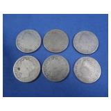 6-V NIckels =-Asst'd Dates