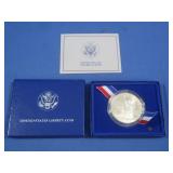 1986 Ellis Island LIberty Silver Dollar 90%