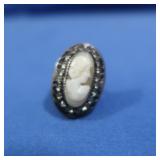 Sterling Cameo Ring
